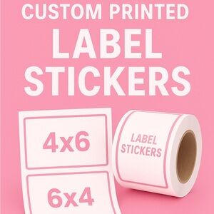 BUY NOW 100pcs custom 4x6 stickers